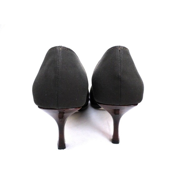 Vaneli Tmoro Tortoise Heilwid Brown Pumps Stilettos 8M EUC w Box Open Toe - Picture 4 of 6